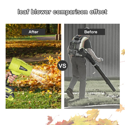 Cordless Turbo Jet Blower for Leaf Clearing & Car Drying
